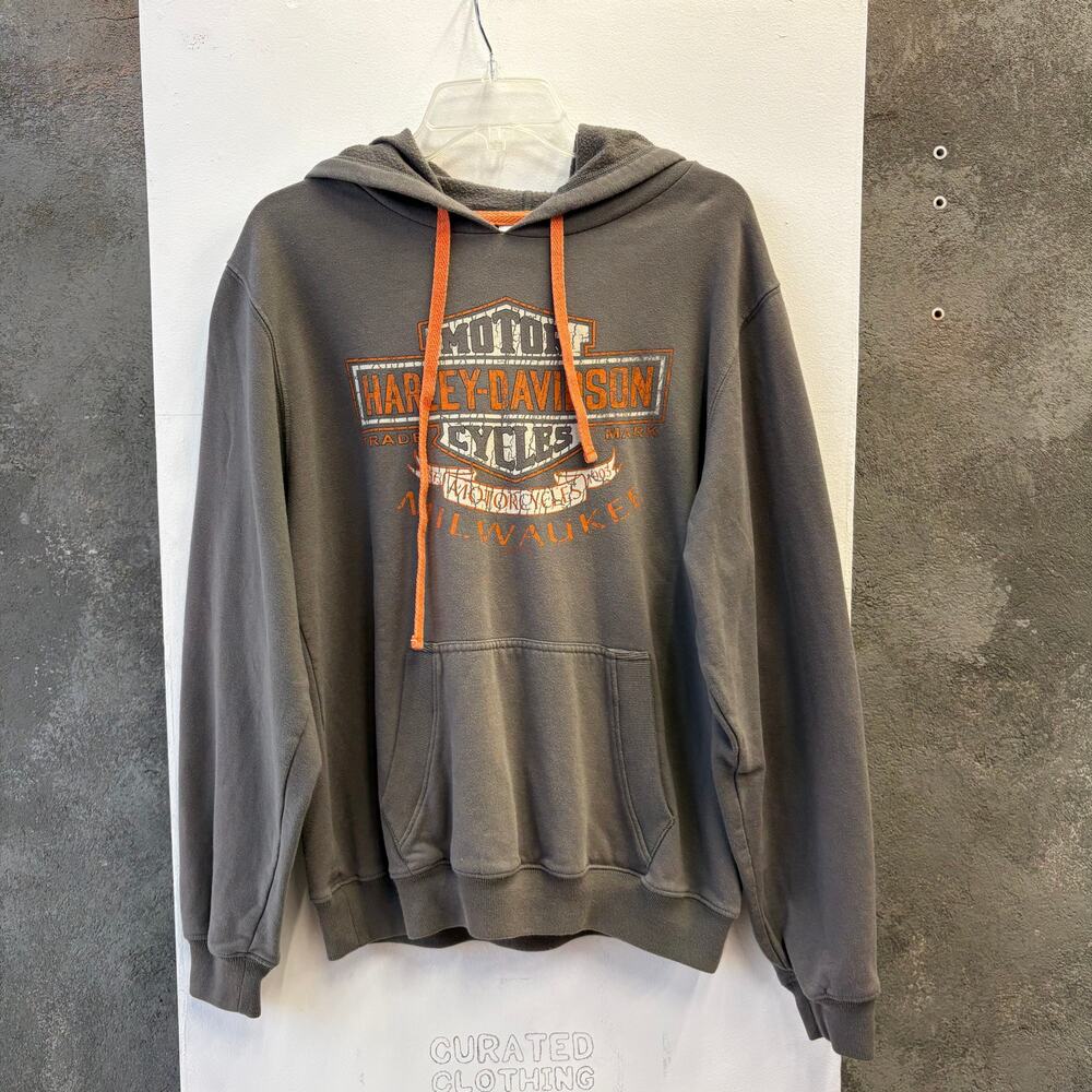 Harley Davidson Vintage Grey Hoodie
